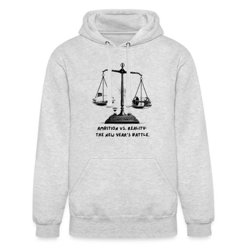 Ambition vs. Reality T-Shirt, Mug, & Leggings - Unisex Heavyweight Hoodie