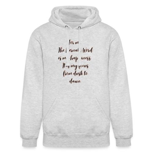 For you the Eternals Word is your happiness - Unisex Heavyweight Hoodie