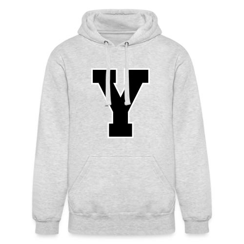 Varsity Letter Y Collegiate Alphabet Art - Unisex Heavyweight Hoodie