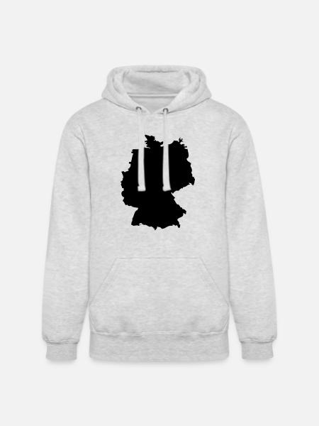 germany - Unisex Heavyweight Hoodie - ash gray