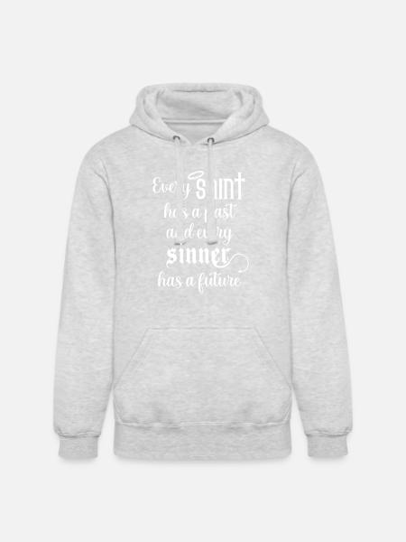 Saints Sinners Oscar Wilde - Unisex Heavyweight Hoodie - ash gray