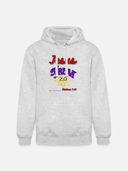 Jesus Freak 2 0 - Unisex Heavyweight Hoodie - ash gray