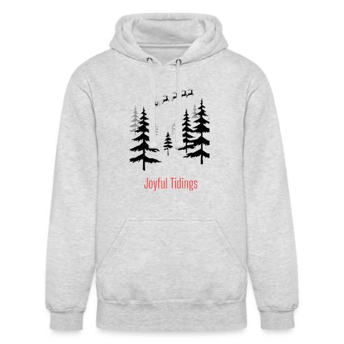 Joyful Tidings Christmas T-Shirt - Unisex Heavyweight Hoodie