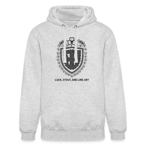 Celtic Knot T-Shirt, Symmetrical Shield - Unisex Heavyweight Hoodie