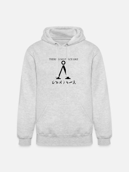Stargate SG1 - There Is No Place Like Earth - Unisex Heavyweight Hoodie - ash gray