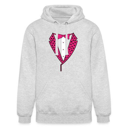 PINK STAR TUXEDO - Unisex Heavyweight Hoodie