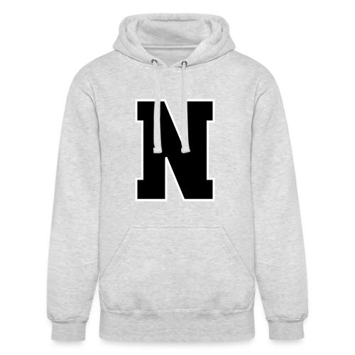 Varsity Letter N Athletic Font Graphic - Unisex Heavyweight Hoodie