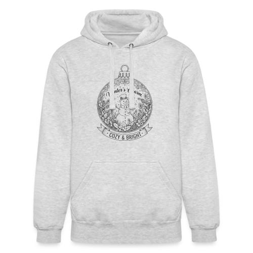 Festive Snowman T-Shirt - Unisex Heavyweight Hoodie