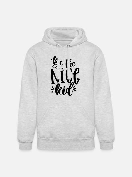 Be The Nice Kid - Unisex Heavyweight Hoodie - ash gray