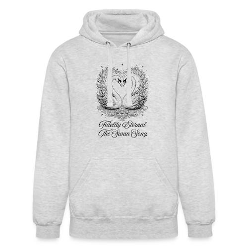Poetic Swan T-Shirt - Unisex Heavyweight Hoodie