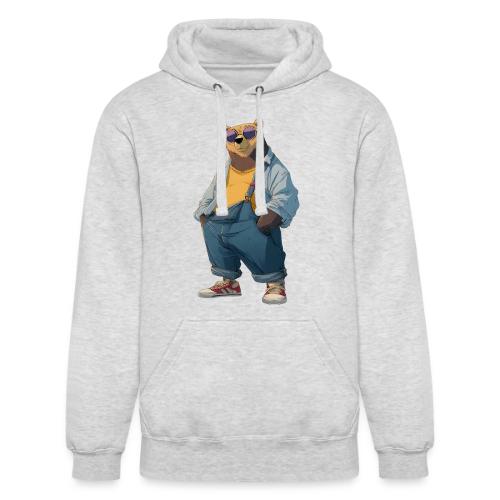 Fashion Streetwear Bear Cartoon Art - Unisex Heavyweight Hoodie