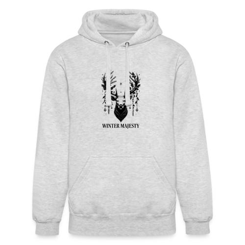 Majestic Reindeer T-Shirt, Poster, & Mug - Unisex Heavyweight Hoodie