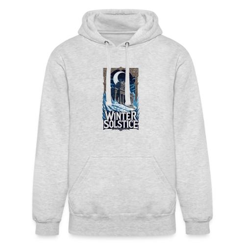 Winter Solstice Temple T-Shirt - Unisex Heavyweight Hoodie