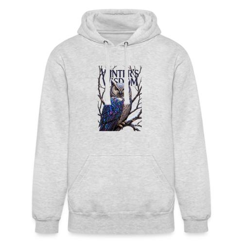 Crystalized Forest Owl T-Shirt - Unisex Heavyweight Hoodie