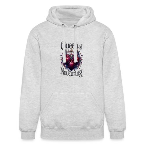 Queen of Not Caring T-Shirt - Unisex Heavyweight Hoodie