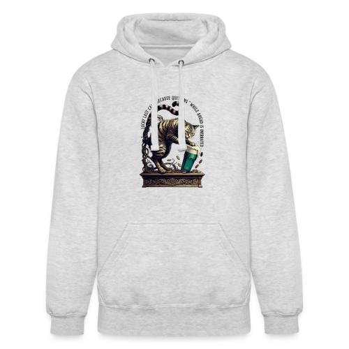 Lucky Last Call Cat Graphic Tee - Unisex Heavyweight Hoodie