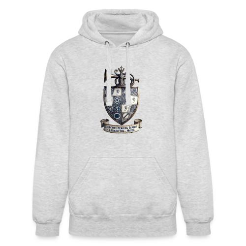 Selective Hearing Expert Crest T Shirt - Unisex Heavyweight Hoodie
