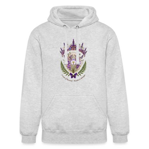Spring Meadow Crown Tee, Cottagecore Renewal Gift - Unisex Heavyweight Hoodie