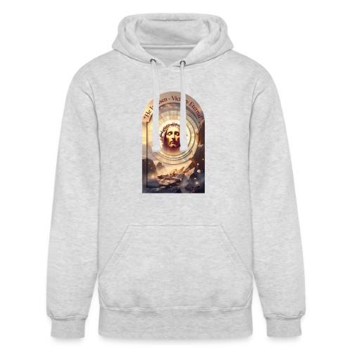 Easter He Is Risen Sacred Face T Shirt, wife Gift - Unisex Heavyweight Hoodie