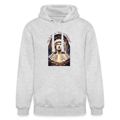 Easter He Is Risen Face of Christ T Shirt, Gift - Unisex Heavyweight Hoodie