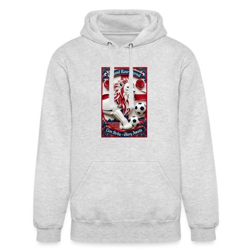 England Lion Soccer T Shirt, Football Pride Gift - Unisex Heavyweight Hoodie
