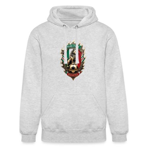 Italy Wolf Fury T-Shirt, Italian Flag Pride Gift - Unisex Heavyweight Hoodie