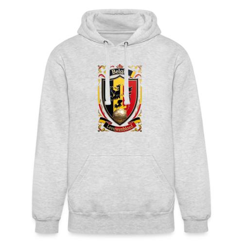 Belgium Lion Crest T-Shirt, Belgian Flag Gift - Unisex Heavyweight Hoodie