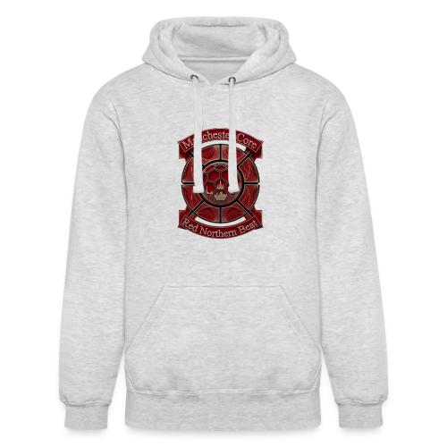 Manchester Is Red T Shirt, Soccer City Pride Gift - Unisex Heavyweight Hoodie
