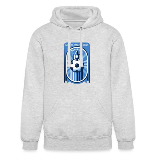 Manchester is Blue Soccer City T Shirt, Apparel - Unisex Heavyweight Hoodie