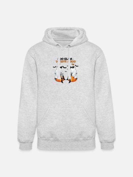 Royal Boo Doppelganger - Unisex Heavyweight Hoodie - ash gray