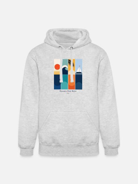 Presence Over Noise - Unisex Heavyweight Hoodie - ash gray