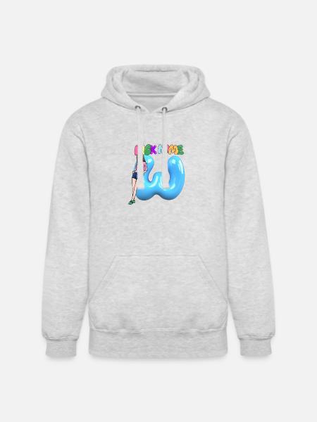 Nick Name W - Unisex Heavyweight Hoodie - ash gray