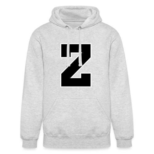 Varsity Letter Z Athletic Font Design - Unisex Heavyweight Hoodie