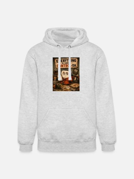 Everything Under Controlish - Unisex Heavyweight Hoodie - ash gray