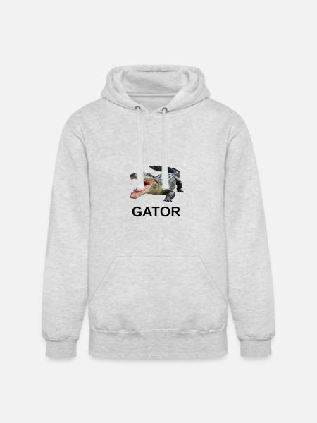 Gator shirt - Unisex Heavyweight Hoodie - ash gray