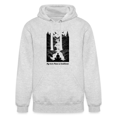 Conditional Inner Peace T-Shirt | Minimalist Zen - Unisex Heavyweight Hoodie