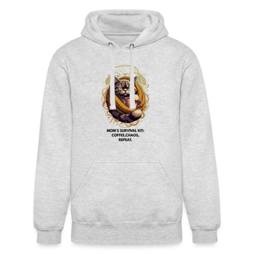 Powered by Sarcasm Cat Tee - Unisex Heavyweight Hoodie