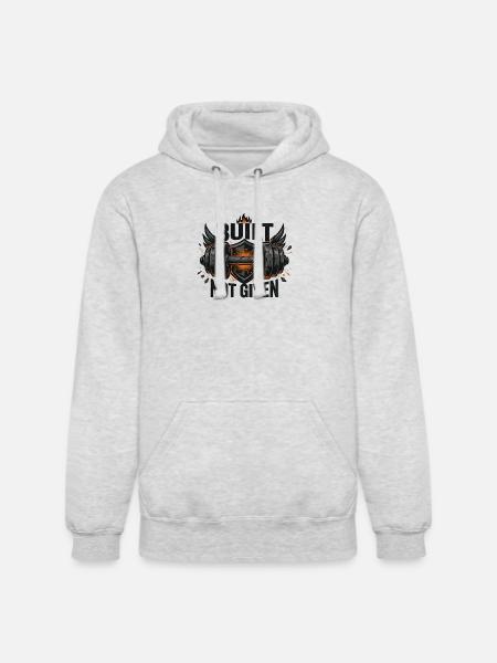 build up bro!! - Unisex Heavyweight Hoodie - ash gray