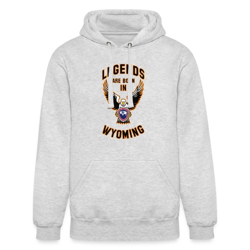 Legends are born in Wyoming - Unisex Heavyweight Hoodie