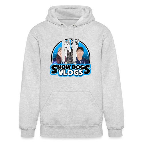 Snow Dogs Vlogs Family Logo - Unisex Heavyweight Hoodie