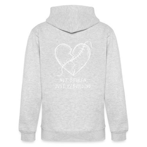 Broken Love Neon Heart - Unisex Heavyweight Hoodie