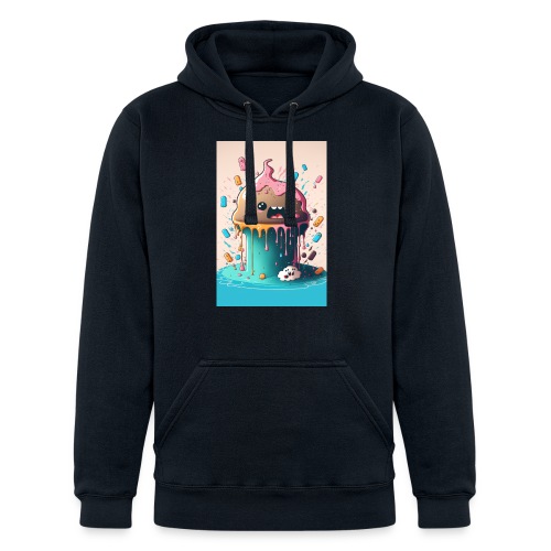 Cake Caricature - January 1st Dessert Psychedelics - Unisex Heavyweight Hoodie
