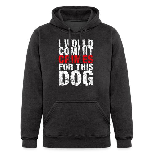 Id Commit Crimes for This Dog Funny Tee - Unisex Heavyweight Hoodie
