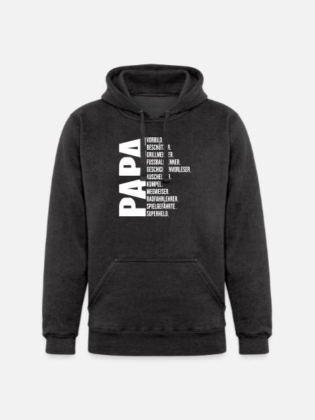 Best Papa - Unisex Heavyweight Hoodie - charcoal grey