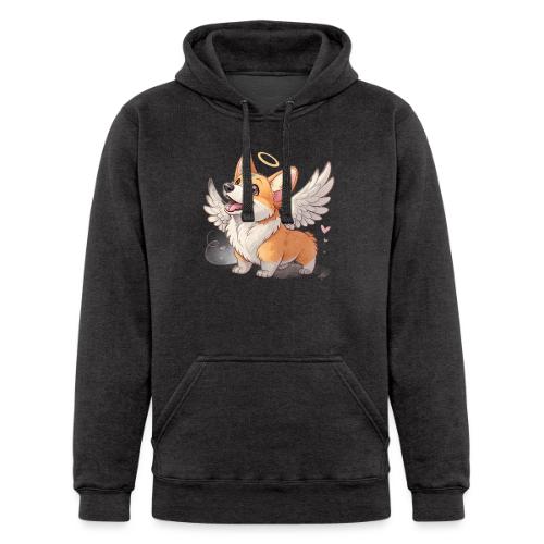 Angel Wings Corgi - Unisex Heavyweight Hoodie
