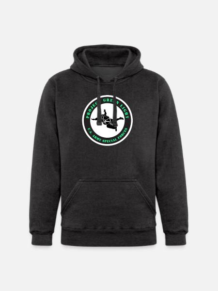 Project Green Light - Unisex Heavyweight Hoodie - charcoal grey