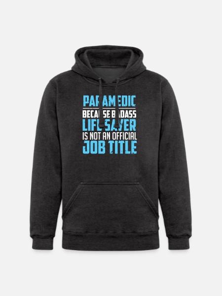 Paramedic Paramedic Paramedics Emergency - Unisex Heavyweight Hoodie - charcoal grey
