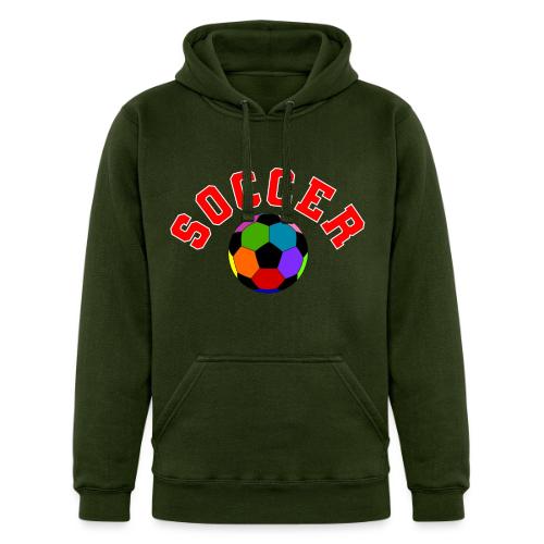 Soccer: Colorful Kick - Unisex Heavyweight Hoodie