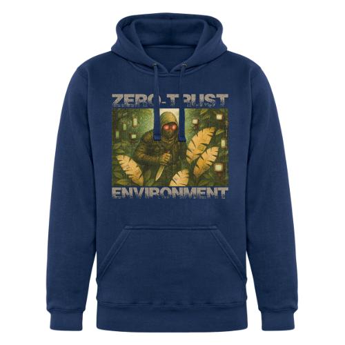 ZERO-TRUST (light lettering) - Unisex Heavyweight Hoodie