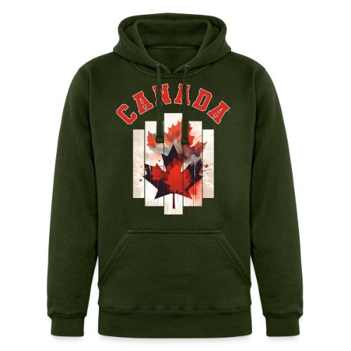 Heart of Canada Art - Unisex Heavyweight Hoodie